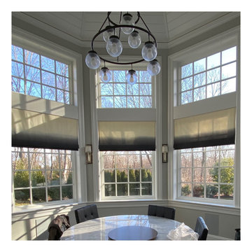 Ombre Faux Roman Shade Valances