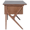 Karlo Walnut Wood Desk