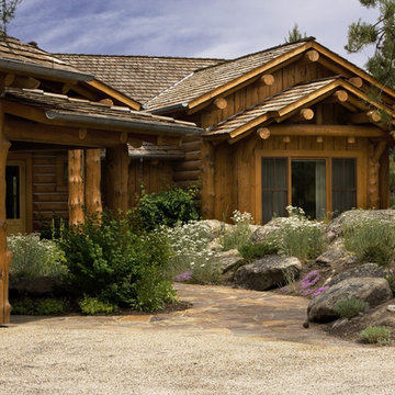 Rustic Elegance - Log Siding & Timber Home
