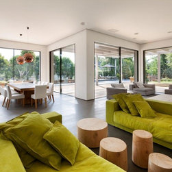 Contemporary Home with Invisible Sliders - Windows And Doors