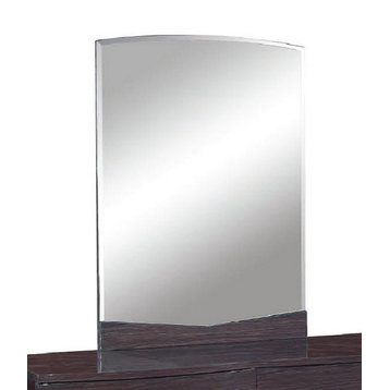 43" Dark Brown Dresser Mirror