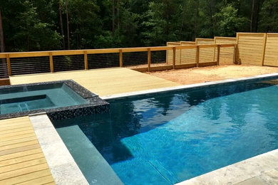 Example of a minimalist pool design in Other