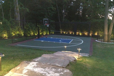 Sports Court Construction Before and Afters