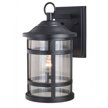 Vaxcel Lighting T0519 Southport 15" Tall Outdoor Wall Sconce - Matte Black