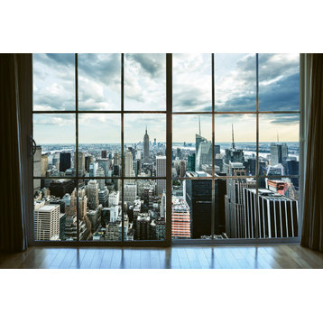 Manhattan Window View Wall Mural