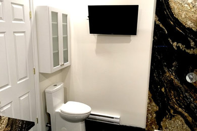Bathroom - shabby-chic style bathroom idea in Ottawa