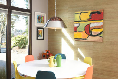 Dining room - modern dining room idea in Seattle