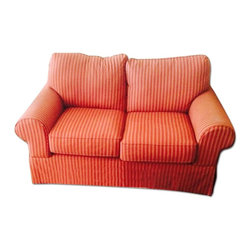 Jennifer Convertibles Loveseat With Ottoman - Loveseats