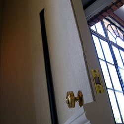 Dining room with plain fabric walls - Upholstery Fabric