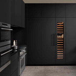 Matte Black Kitchen with FENIX NTM - Kitchen Cabinetry