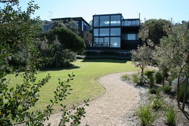 Design ideas for a contemporary garden in Geelong.
