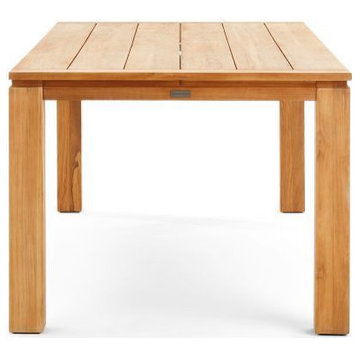 Winston All-Natural Teak Outdoor 40" x 88" Rectangular Dining Table