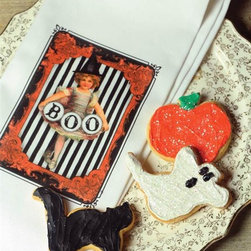 'Boo' Halloween Tea Towel - Holiday Decorations