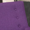 Brockston Fabric Accent Chair, Purple