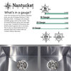Nantucket Sinks EZApron30 Patented Design Stainless Steel Apron Sink