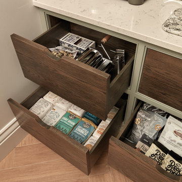 Light Green Walk-in Pantry
