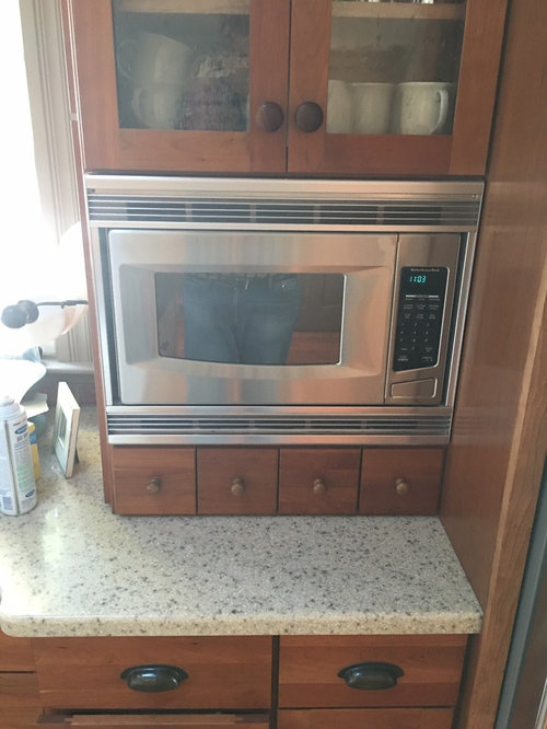 Replacing Built In Microwave With 24 Trim