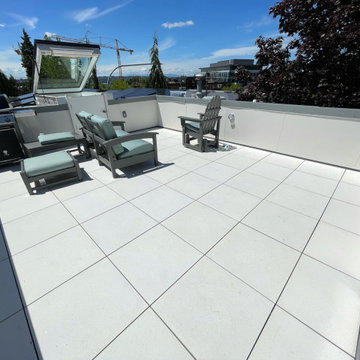'Terrazzo Cool White' - porcelain pavers