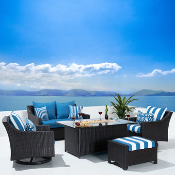 Deco™ 5pc Love and Club Fire Set in Regatta Blue