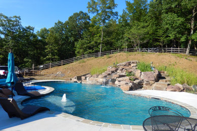 Inspiration for a modern pool remodel in DC Metro