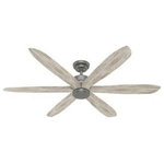 Hunter - Hunter 50778 Rhinebeck, 58" Ceiling Fan with Wall Control - The Rhinebeck large ceiling fan features 58-inch cRhinebeck 58 Inch Ce Matte Silver Weather *UL Approved: YES Energy Star Qualified: n/a ADA Certified: n/a  *Number of Lights:   *Bulb Included:No *Bulb Type:No *Finish Type:Matte Silver