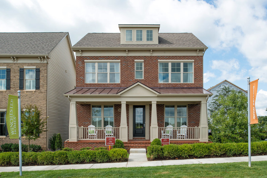 Cabin Branch Chicago Model Home Maryland Laura Bendik Interiors