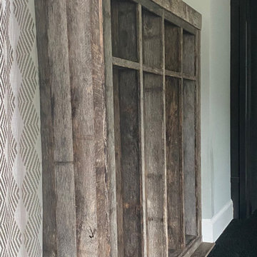 Great Falls- Reclaimed Barn Wood Golf Simulator Room