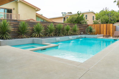Pool - contemporary pool idea in Orange County