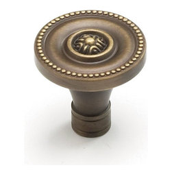 MONTCALM SOLID BRASS BEADED KNOB - Cabinet And Drawer Knobs