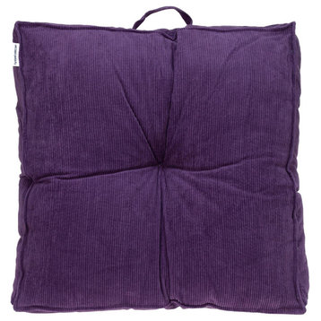 Parkland Collection Alena Transitional Purple Floor Pillow FLRL21182P