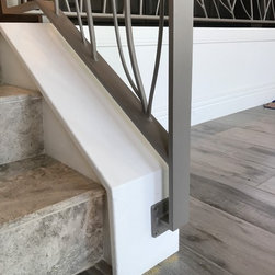 Abstract 'branch' interior forged steel railing - Home Improvement