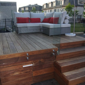 Contemporary ipe deck / patio en ipe contemporain