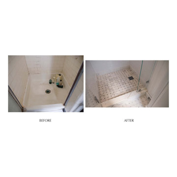 Award Winner Prewar Master Bathroom Before and After Transformation