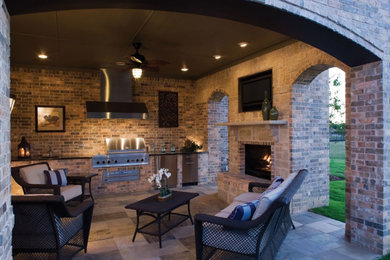 Inspiration for a timeless patio remodel in Charlotte