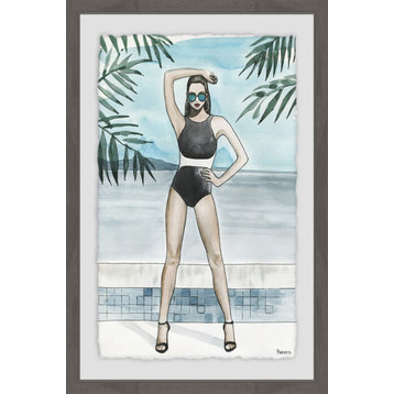 "Summer Fashion Nova II" Framed Painting Print, 12"x18"