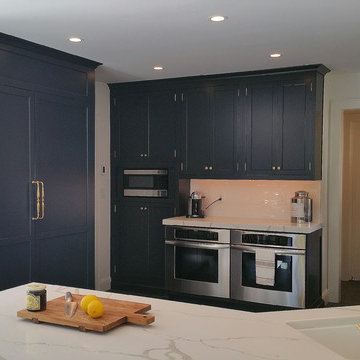 Off Black Sophisticated Custom Kitchen - Greenwich CT
