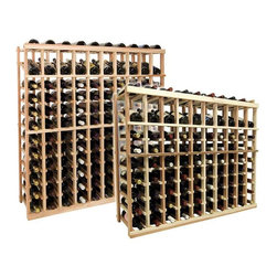 Vintner Series Wine Rack - Individual Bottle Wine Rack - 10 Columns with Display - Wine Racks