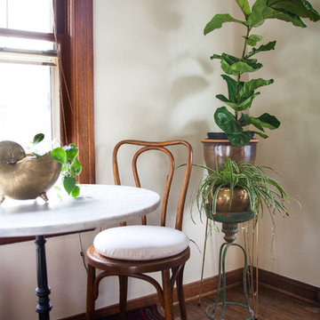 My Houzz: Creative Couple Furnishes a 1920's Rental with Vintage Finds