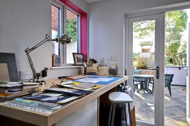 Design ideas for a home office in West Midlands.