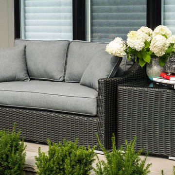 Bretton Slim love seat - Brad's house