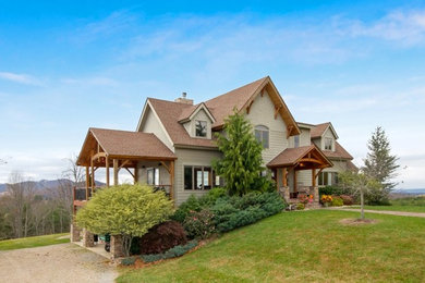 Example of an exterior home design in Other