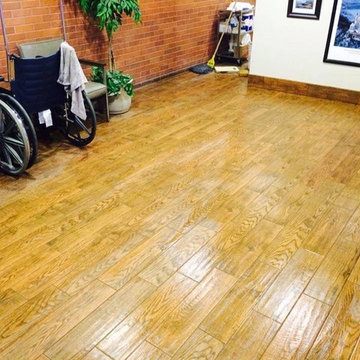 Office Lobby Tiled Floor