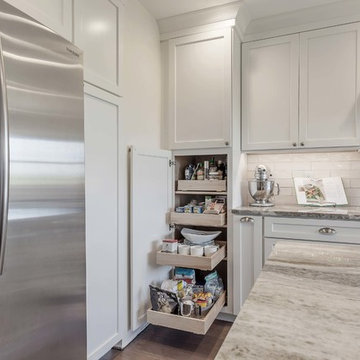 Colonial Maple Bright White Cabinets | Cabinets.com