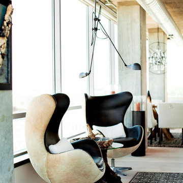 Restoration hardware egg chairs