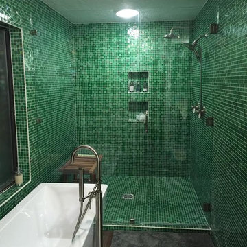 Green Bathroom Remodel