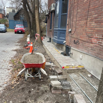 New Hardscape walkway