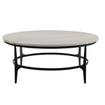 Bernhardt - Bernhardt Avondale Round Metal Cocktail Table - Casual and contemporary, the Avondale Coffee Table by Bernhardt is stylish and the perfect compliment to your living room.