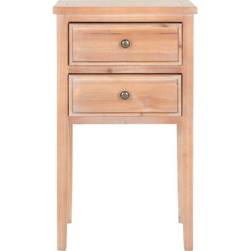 Toby End Table, Honey Natural