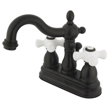 Two Handle 4" Centerset Lavatory Faucet with Retail Pop-up KB1605PX