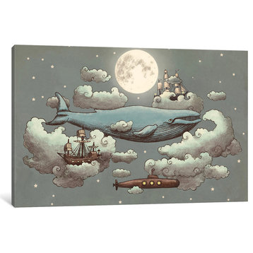 "Ocean Meets Sky #1" by Terry Fan, Canvas Print, 40x26"